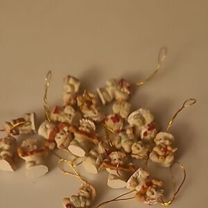 Dreamsicicle Mini Ornaments with Gold Accents